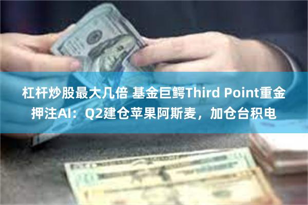 杠杆炒股最大几倍 基金巨鳄Third Point重金押注AI：Q2建仓苹果阿斯麦，加仓台积电